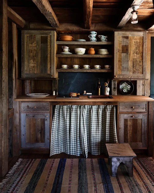 Rustic Cabin Kitchen Retreat