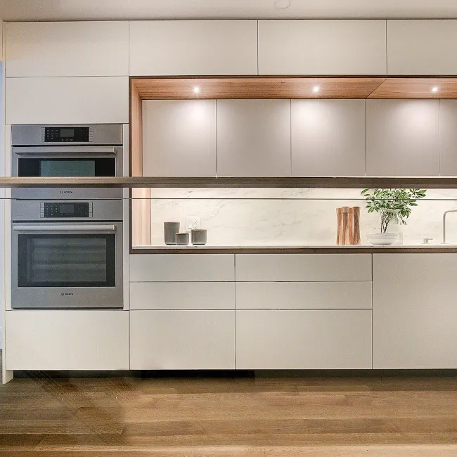 Sleek Simplicity for Small Kitchens