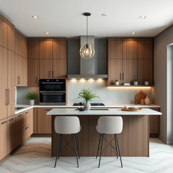 Sleek Minimalist Kitchen