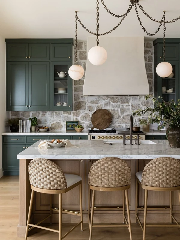 Rustic Elegance: The Grounding Stone Backsplash