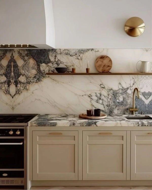 Rustic Stone Backsplash Charm