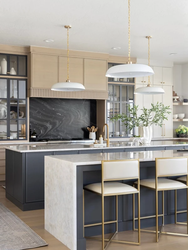 Earthy Stone Backsplash