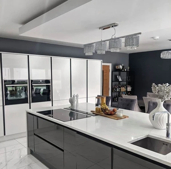 Sleek Shadow Kitchen