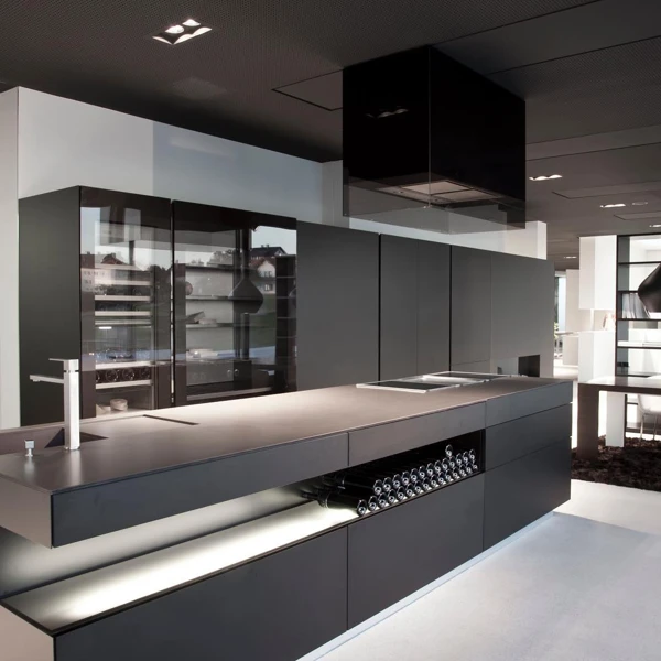 Sleek Shadow Kitchen