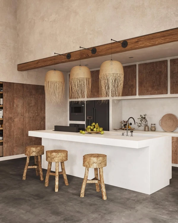 Rustic Elegance with Distressed Wood