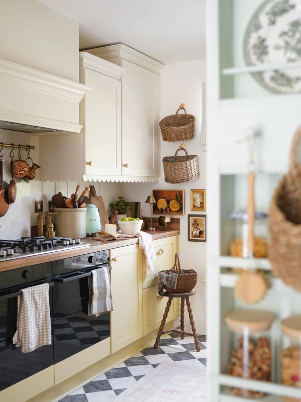 Cheerful Yellow Lower Cabinets