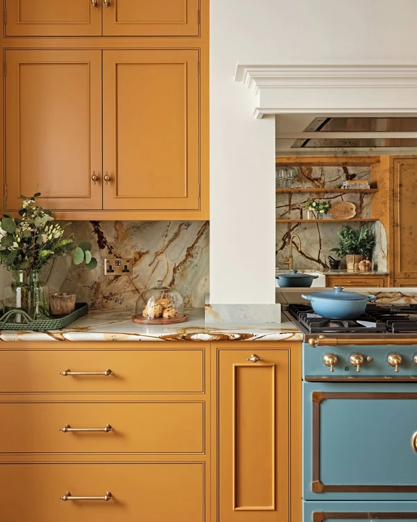 Sunshine Yellow & Warm Wood Accents