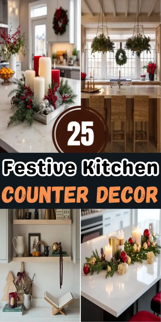Warm, Welcoming & Festive: Kitchen Counter Decor for Holiday Season