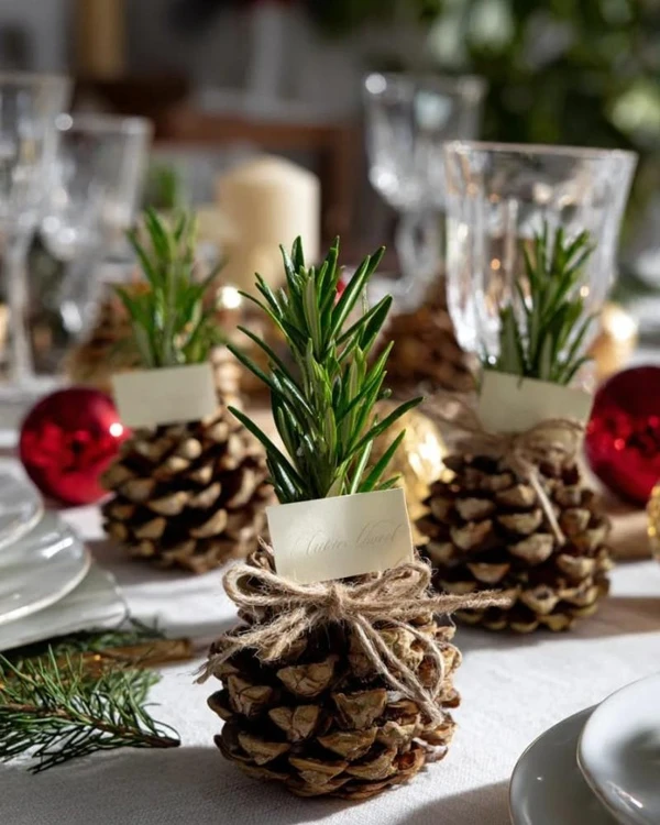 Natural Elegance for Festive Counters