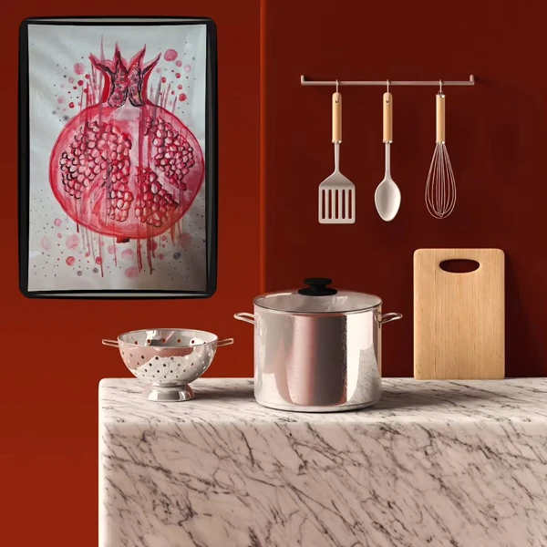 Bold Pomegranate Art Statement