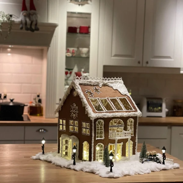 Cozy Gingerbread Cottage Kitchen