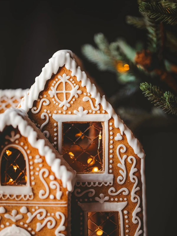 Cozy Gingerbread Countertops