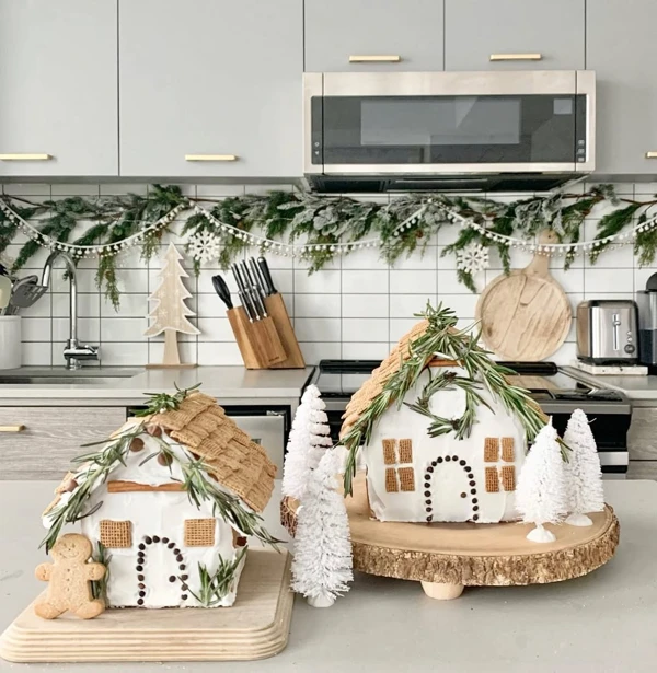 Cozy Gingerbread Cottage Kitchen