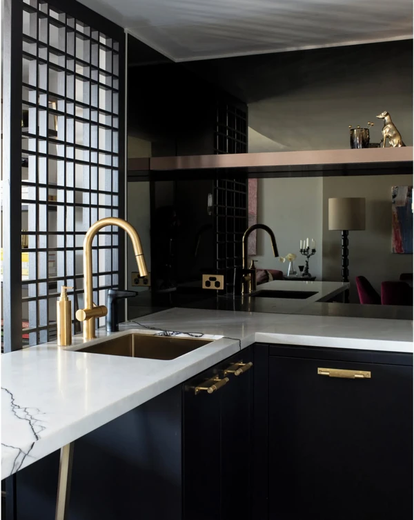 Modern Glam Kitchen