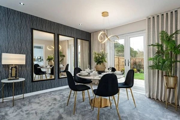 Gold & Black Kitchen Decor