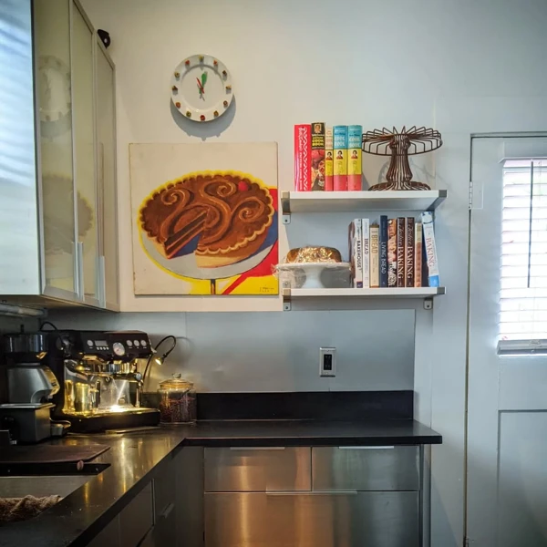 Cozy Farmhouse Holiday Baking Corner