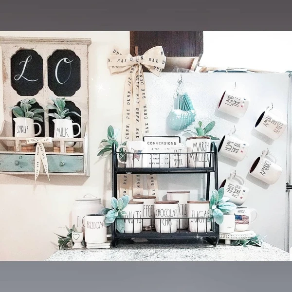 Cozy Rustic Holiday Baking Nook