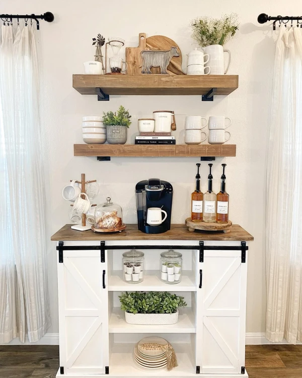Festive Farmhouse Coffee Corner