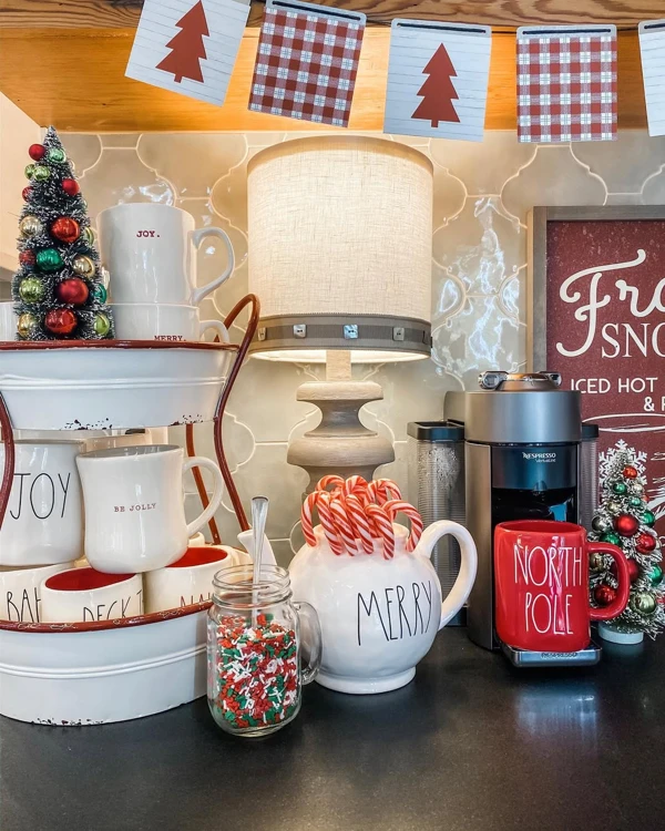 Festive Farmhouse Nook