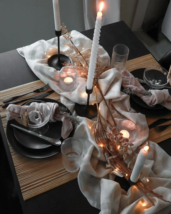 Glimmering New Year's Eve Table