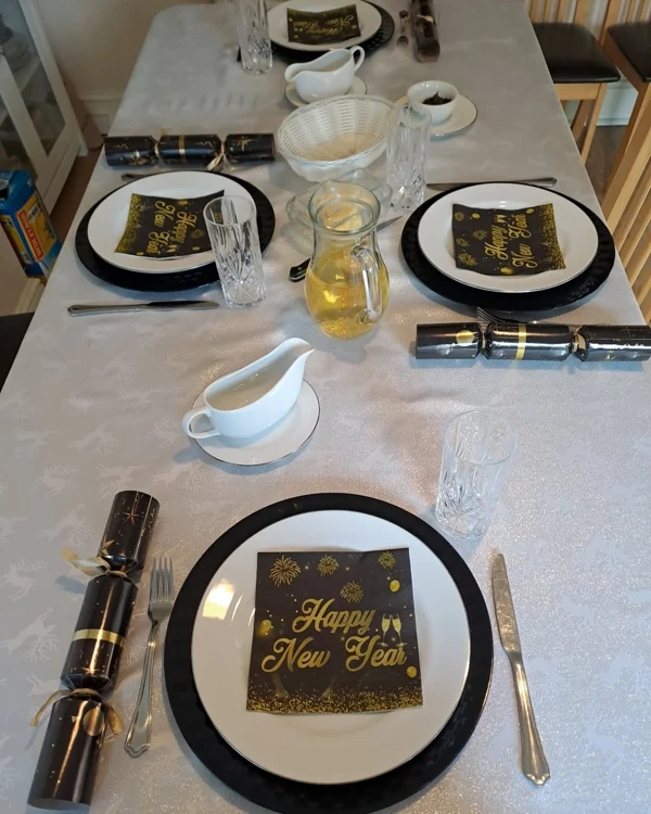 Sparkling New Year's Eve Charm