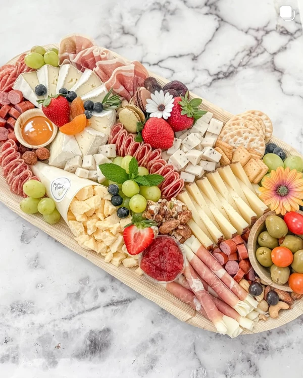 Elegant New Year's Charcuterie