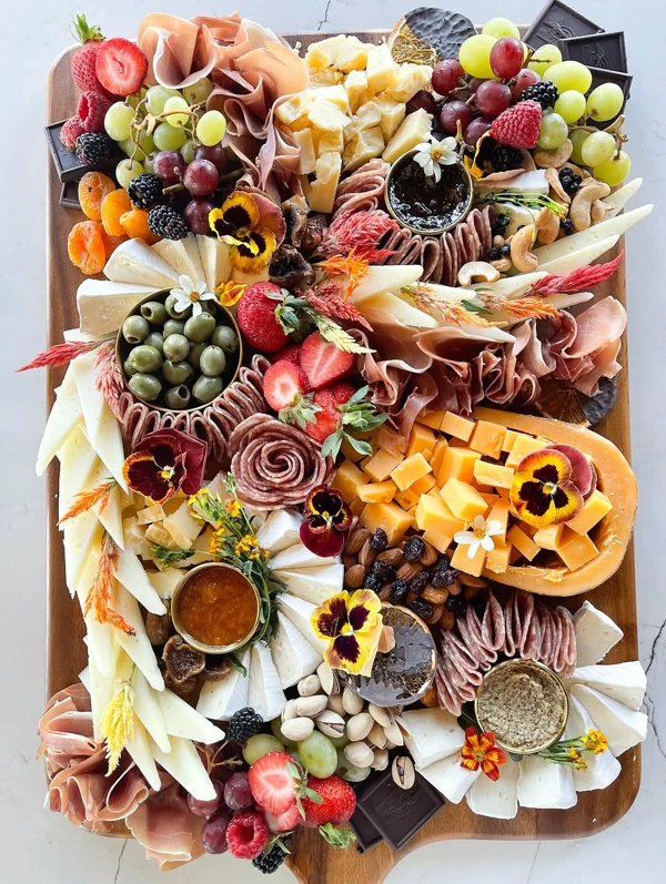 Sparkling Charcuterie Spread