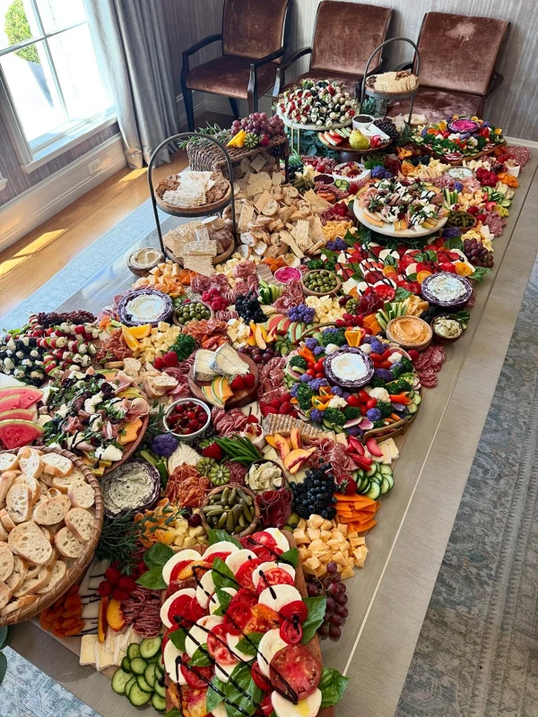 Elegant NYE Charcuterie Display
