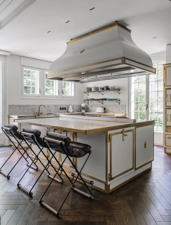 A Golden Glow Holiday Kitchen