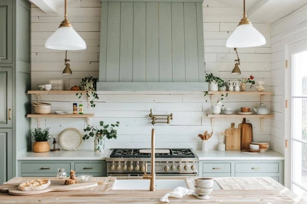 Coastal Farmhouse Kitchen