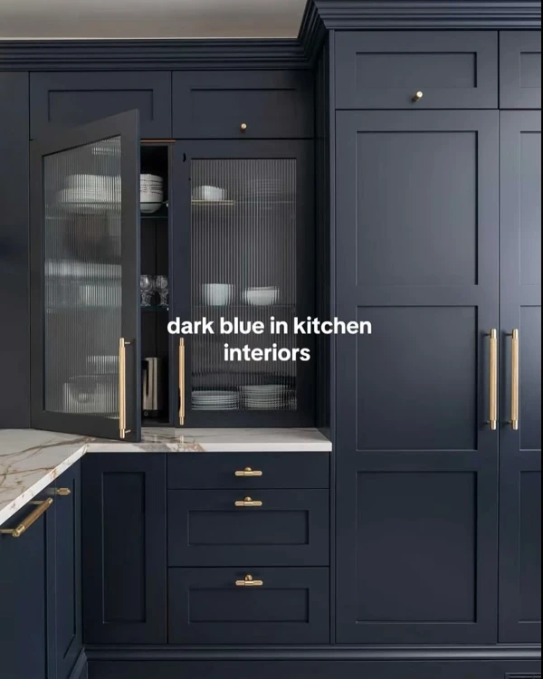 dark blue kitchen ideas