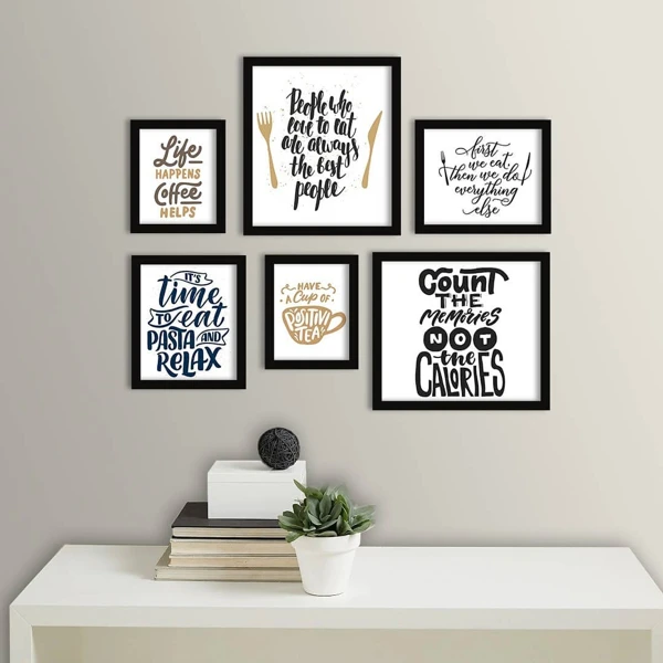Kitchen Quote Gallery Wall