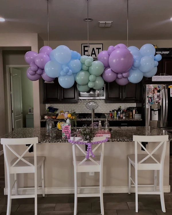 Pastel Balloon Cloud Elegance