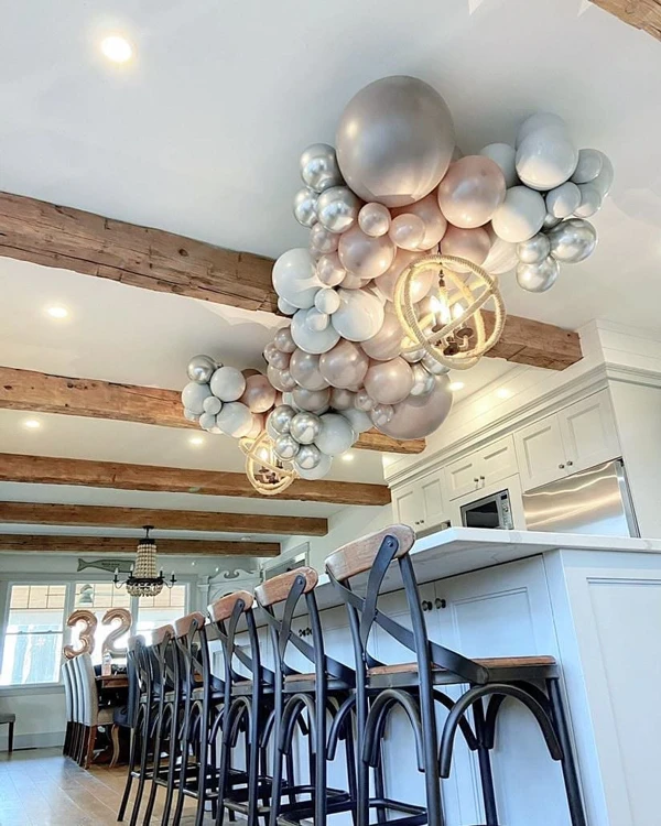 Kitchen Balloon Garland Ideas