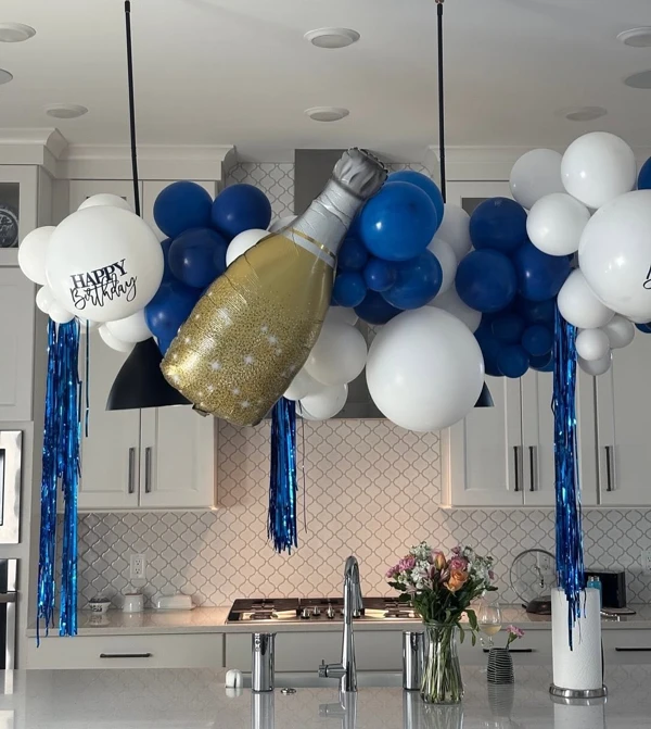 Elegant Champagne Celebration Setup