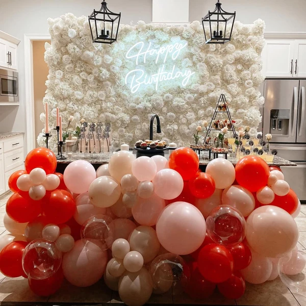 Luxe Floral Balloon Backdrop Display