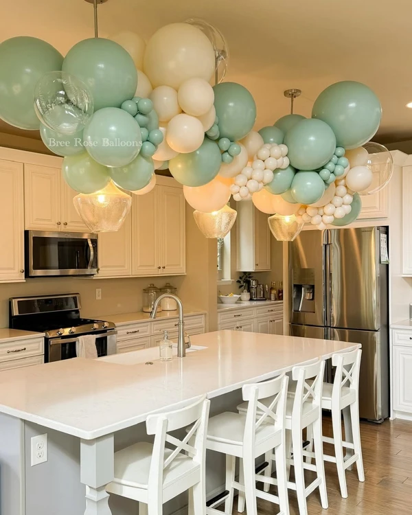 Soft Sage and Cream Kitchen Statement