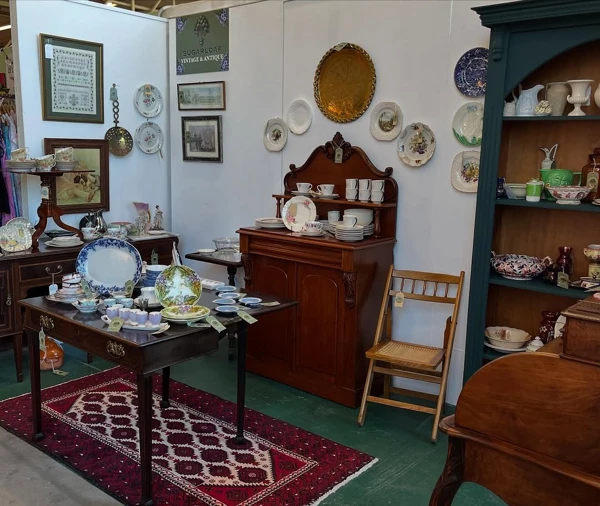 Vintage China Cabinet Elegance