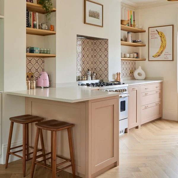 light pink kitchen ideas