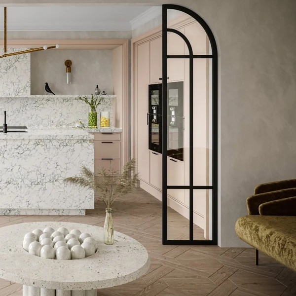 Soft Pink Meets Modern Minimalism