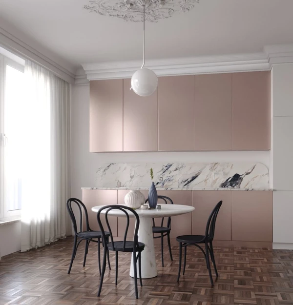 Metallic Kitchen design ideas