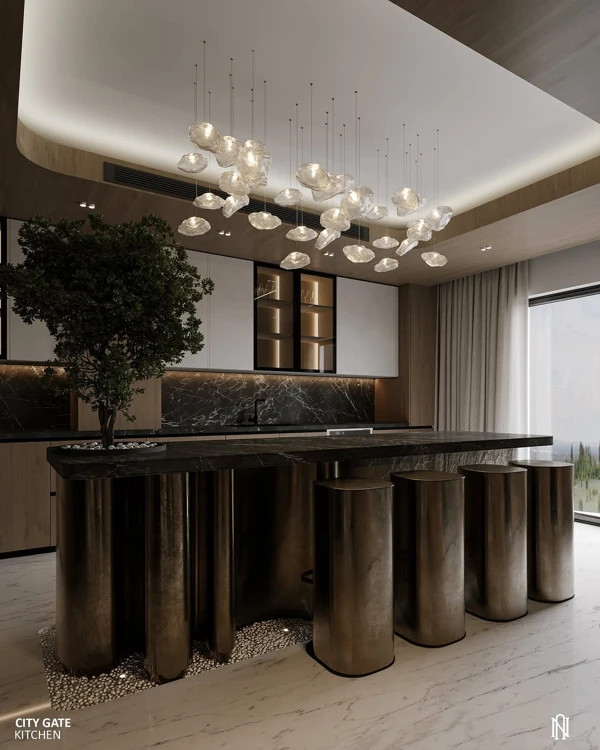 Metallic Kitchen design