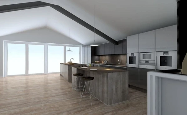 Metallic Kitchen design