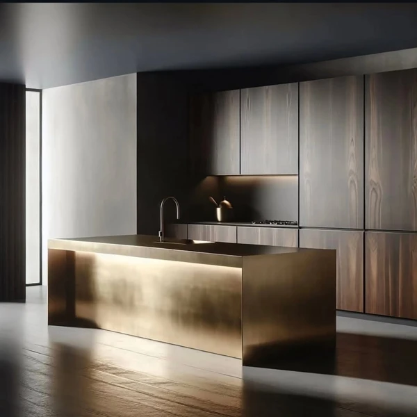 Metallic Kitchen design