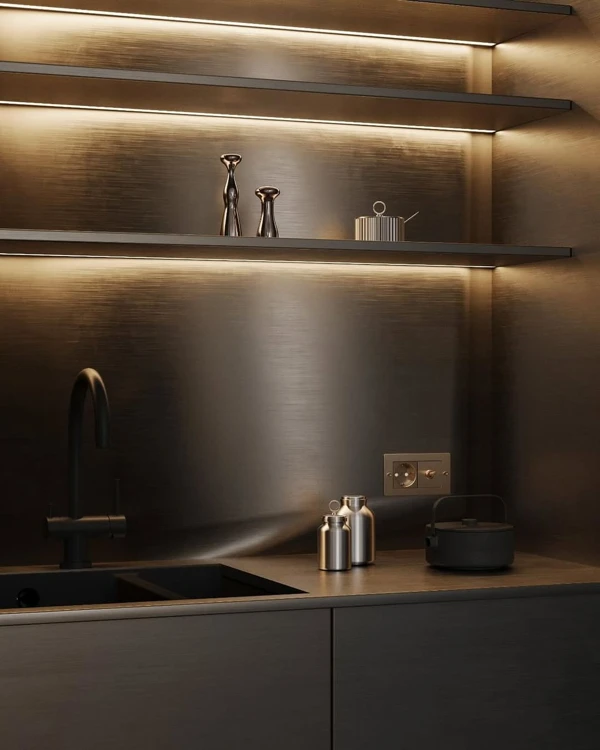 Metallic Kitchen design