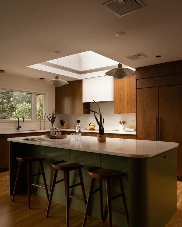 mid century modern kitchen