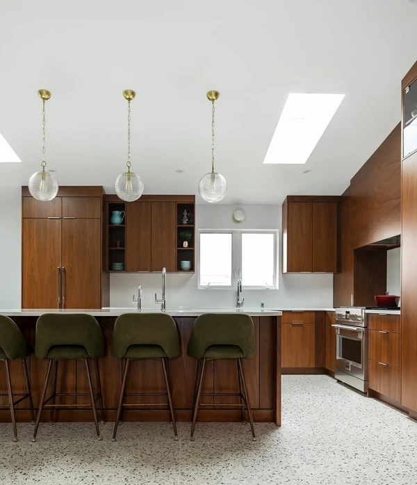mid century modern kitchen