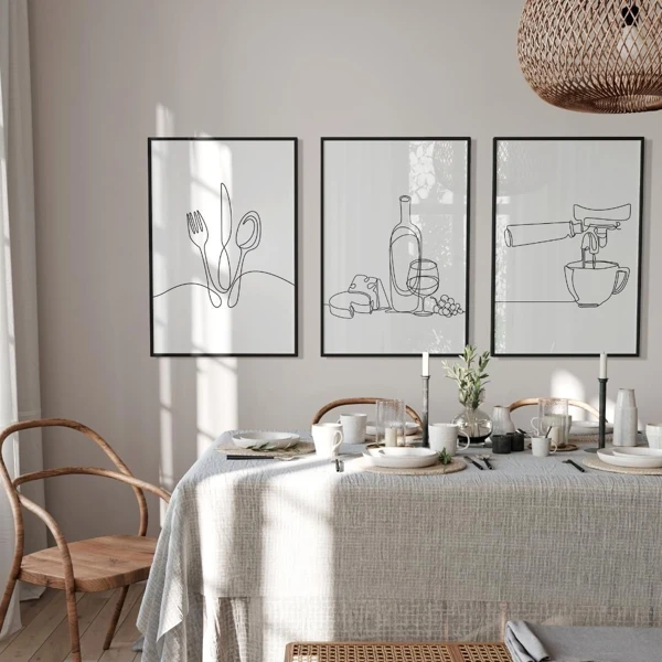 Minimalist Kitchen Wall Art Ideas