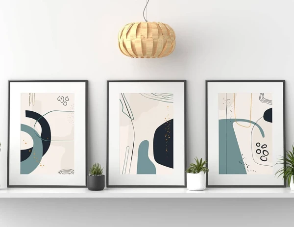 Gallery Wall Geometric Harmony