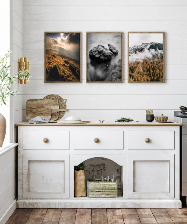Mountain Triptych Wall Gallery